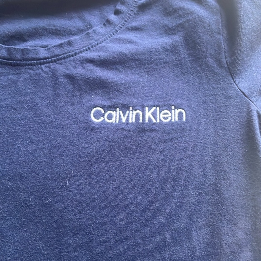 Calvin Klein two piece pajamas set navy hearts size small - Picture 5 of 5